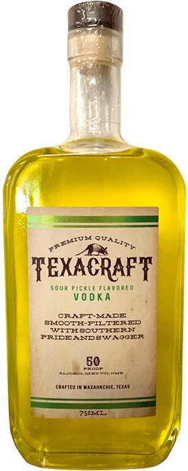 Texacraft Sour Pickle Vodka 750ml - Legacy Wine and Spirits